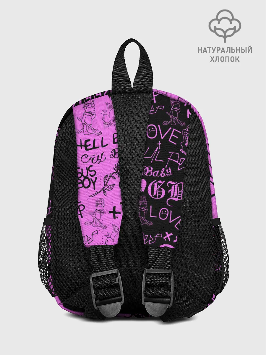 Рюкзак детский / LIL PEEP LOGOBOMBING BLACK PINK