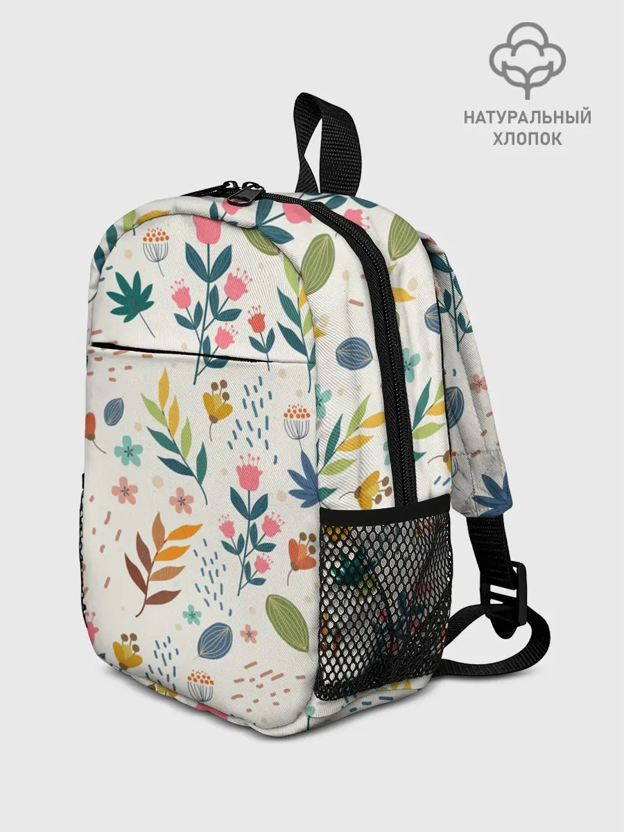 Рюкзак детский / Цветочный орнамент