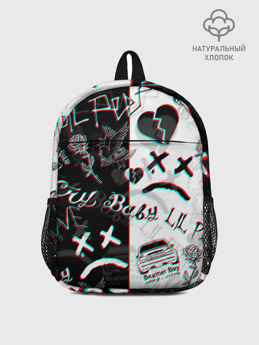 Рюкзак детский / LIL PEEP GLITCH | ЛИЛ ПИП ГЛИТЧ