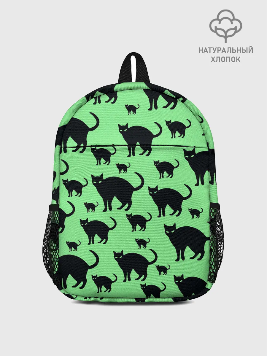Рюкзак детский / Кошки черные