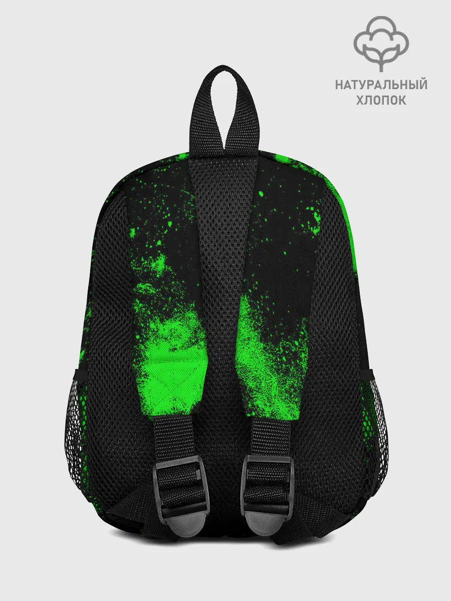 Рюкзак детский / Зелёная краска
