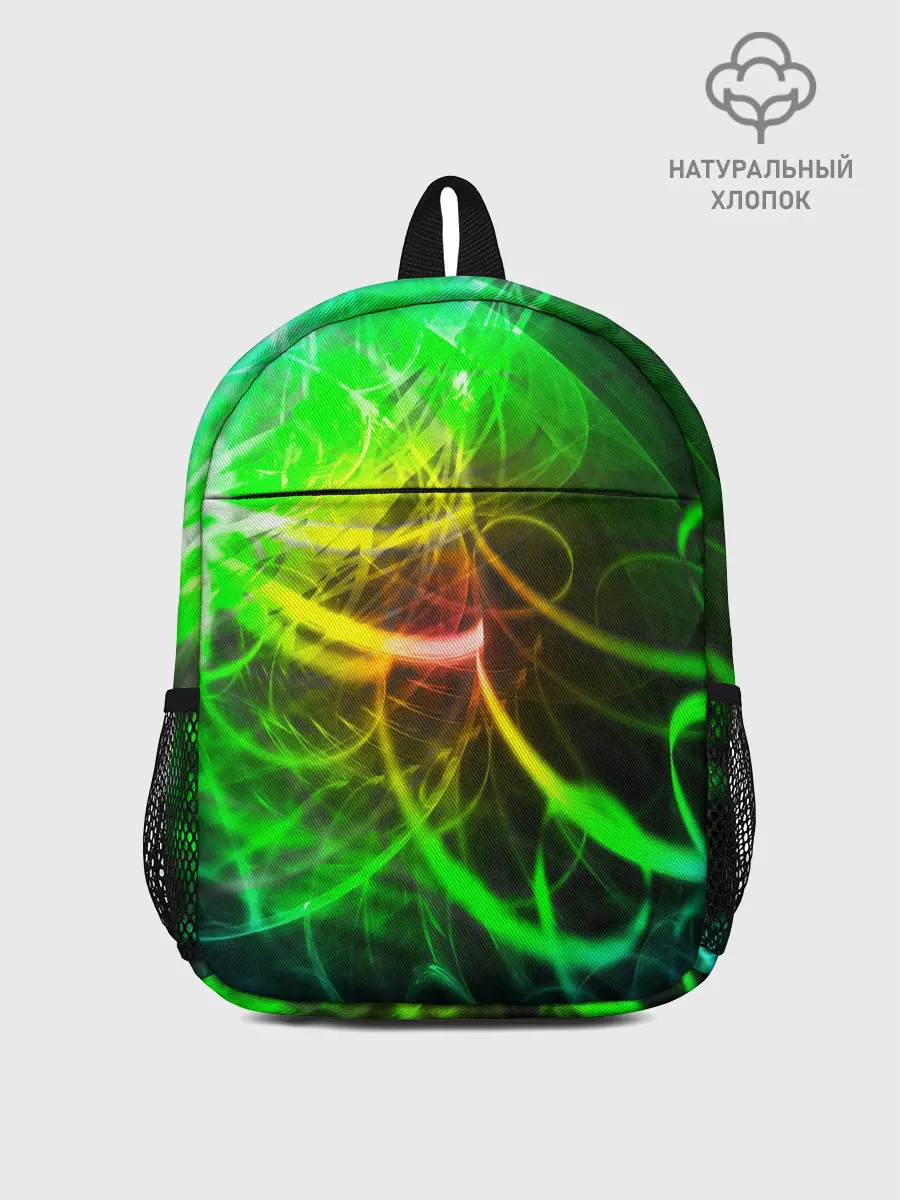 Рюкзак детский / ЗЕЛЕНЫЙ НЕОН