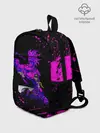 Рюкзак детский / Дзётаро указывает фиолетовые брызги
