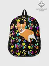 Рюкзак детский / Корги | Цветные лапки