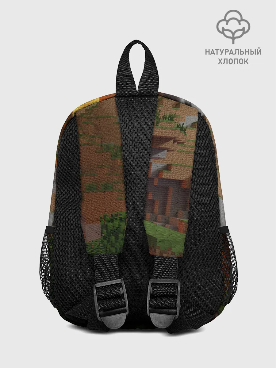 Рюкзак детский / Стив сражается с Эндердраконом