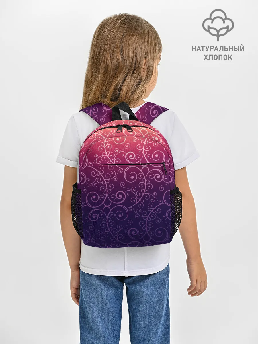 Рюкзак детский / Цветочный узор
