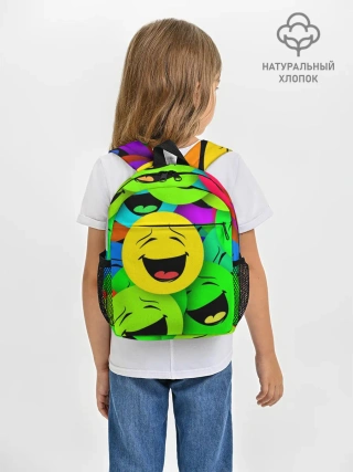 Рюкзак детский / ВЕСЁЛЫЕ СМАЙЛИКИ.
