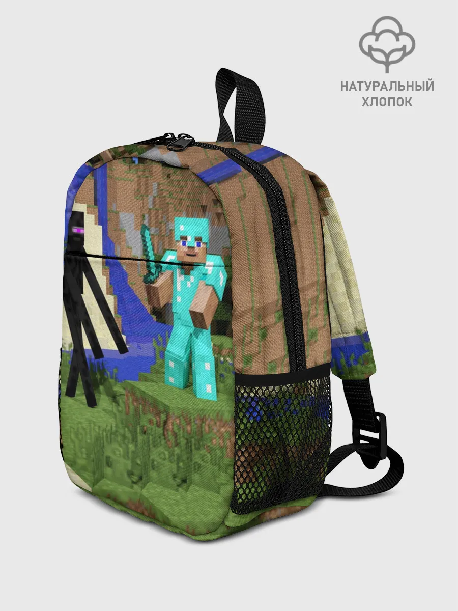 Рюкзак детский / Стив и эндермен.