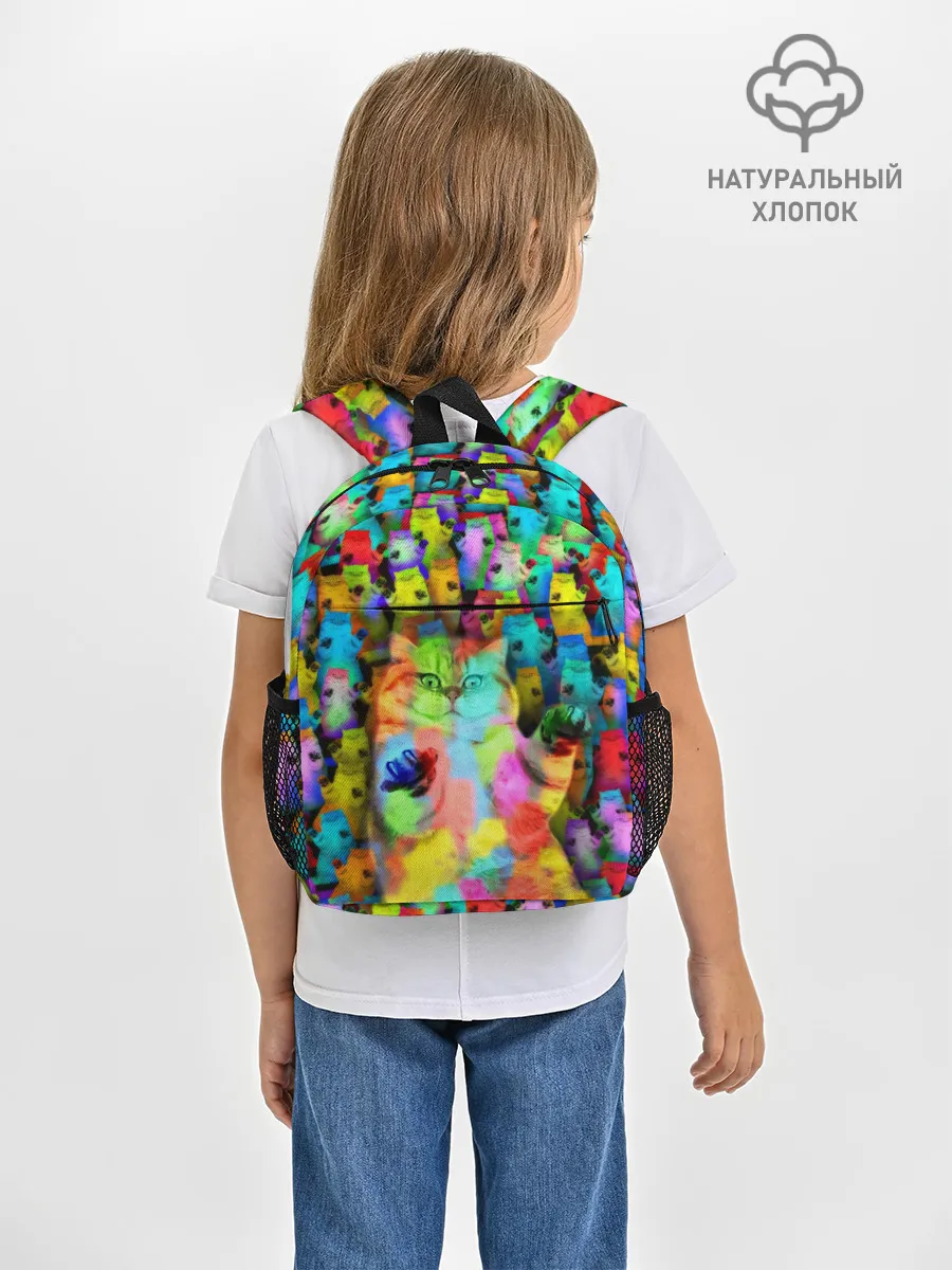 Рюкзак детский / Котики на дискотеке