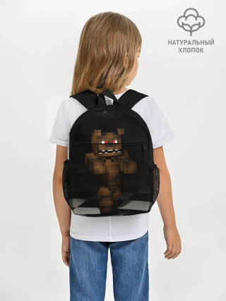 Рюкзак детский / Фредди FNAF в майнкрафт.