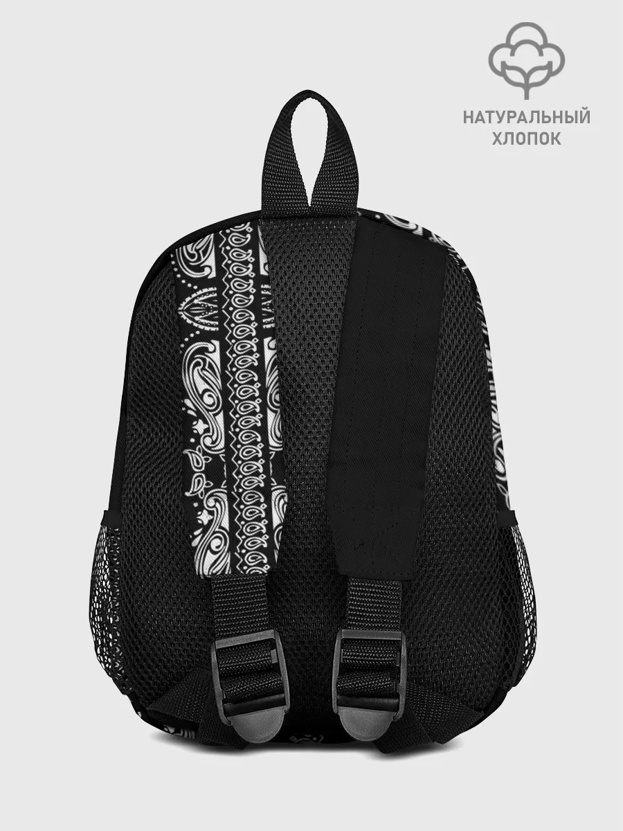 Рюкзак детский / Узор на чёрном