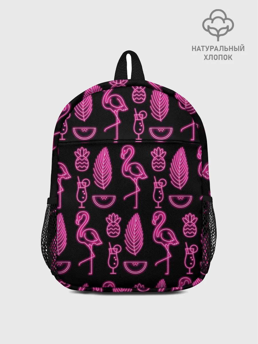 Рюкзак детский / Светящийся фламинго