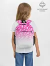 Рюкзак детский / Паттерн розовый джоджо