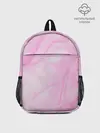Рюкзак детский / розовые разводы краска зефир