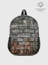Рюкзак детский / кирпичная стена потеки краска