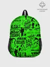 Рюкзак детский / BILLIE EILISH | БИЛЛИ АЙЛИШ LOGOBOMBING