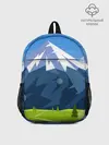 Рюкзак детский / Горы пейзаж природа вектор