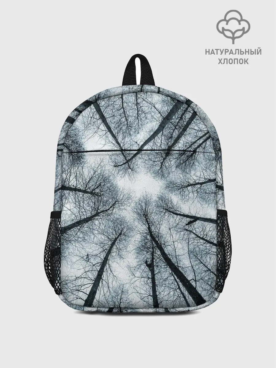 Рюкзак детский / Деревья вид снизу мрачный
