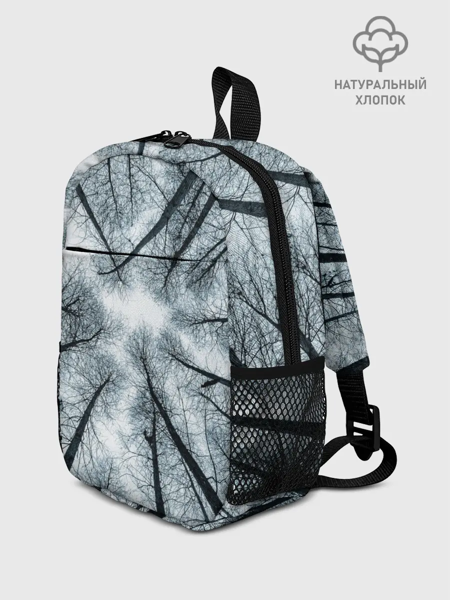 Рюкзак детский / Деревья вид снизу мрачный