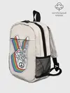 Рюкзак детский / PEACE and LOVE | МИР и ЛЮБОВЬ