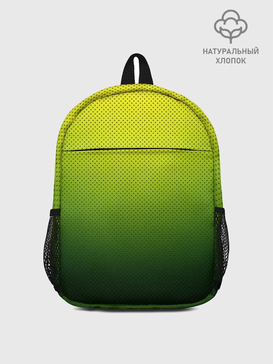 Рюкзак детский / Зелёная текстура