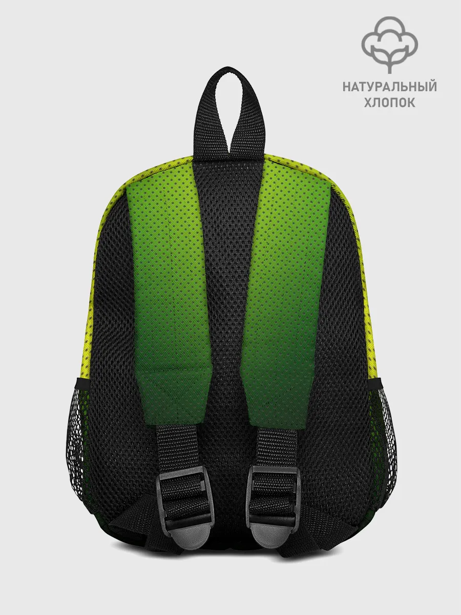 Рюкзак детский / Зелёная текстура