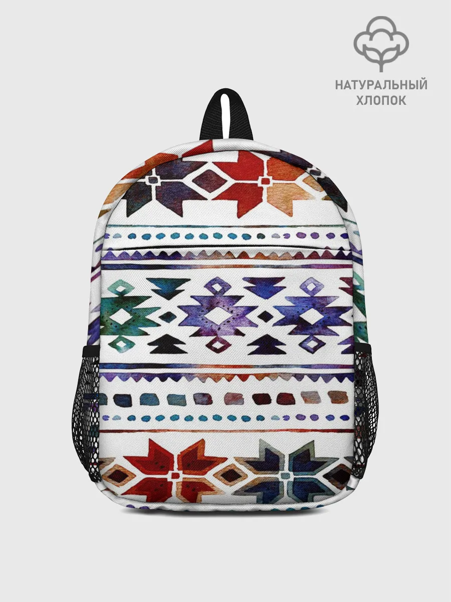 Рюкзак детский / Снежинки акварель