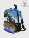 Рюкзак детский / Стив на Эндер Драконе