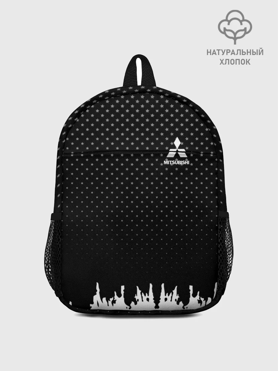 Рюкзак детский / Mitsubishi abstract black