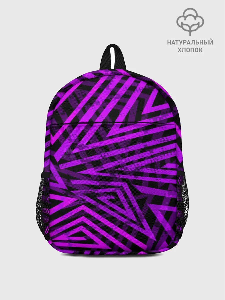 Рюкзак детский / Неоновая геометрия