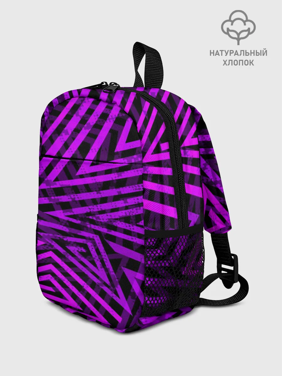 Рюкзак детский / Неоновая геометрия
