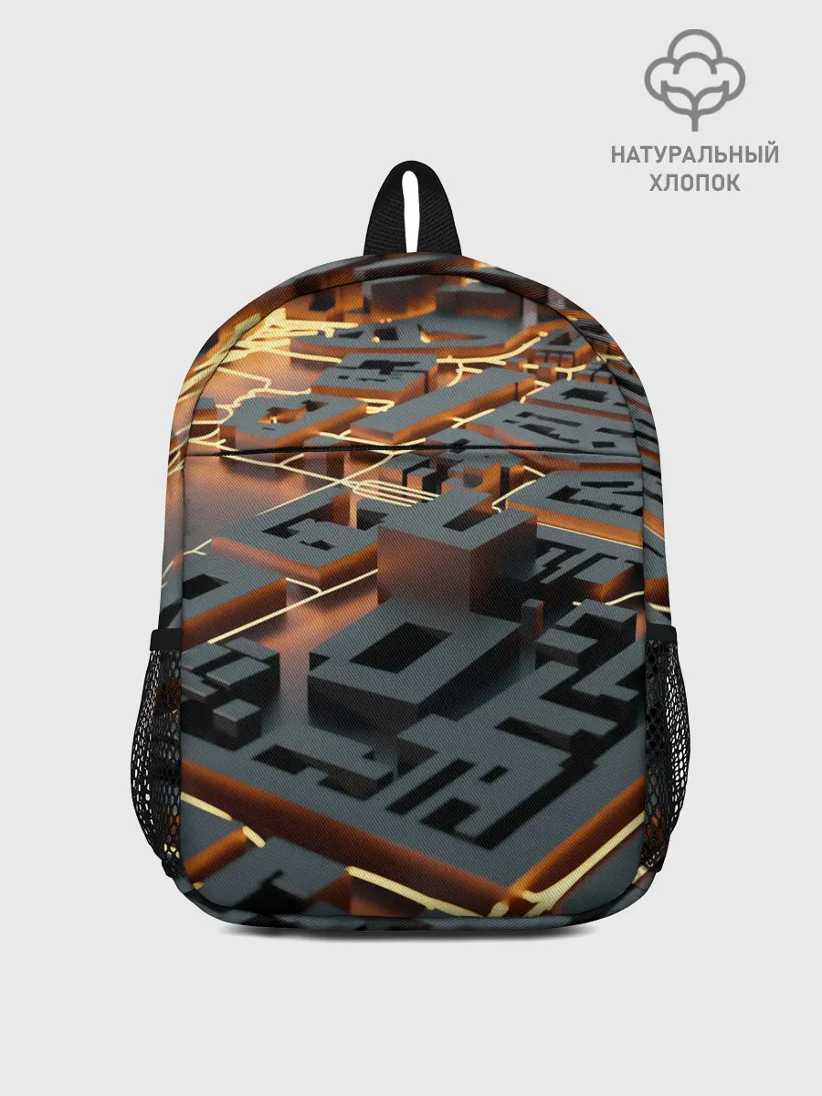 Рюкзак детский / 3D абстрактная схема