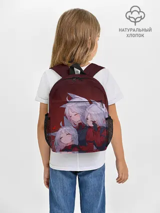 Рюкзак детский / Cerberus обнимаются втроем Helltaker