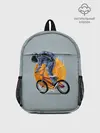 Рюкзак детский / Космический велосипедист