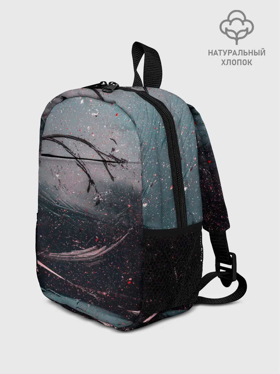 Рюкзак детский / Абстракция краска разводы кап