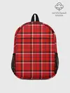 Рюкзак детский / Красная клеточка