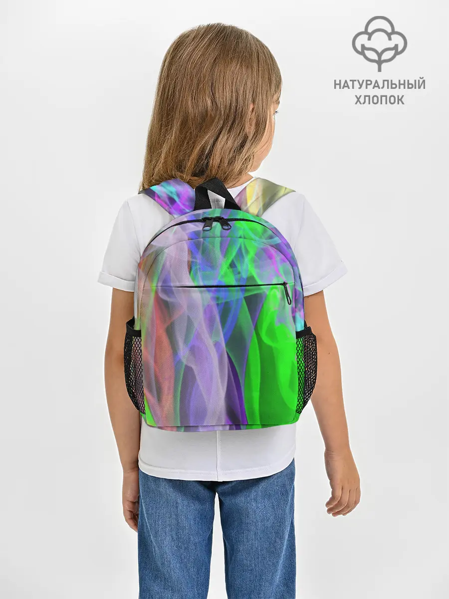 Рюкзак детский / ДЫМ ЦВЕТНОЙ / ОГОНЬ