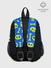 Рюкзак детский / Веселый Монки. Синий фон череп и кости