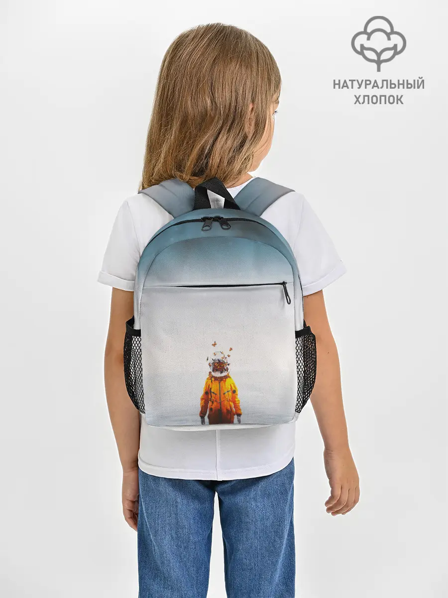 Рюкзак детский / КОСМОНАВТ В МОРЕ