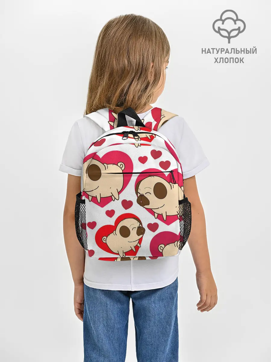 Рюкзак детский / Мопсики