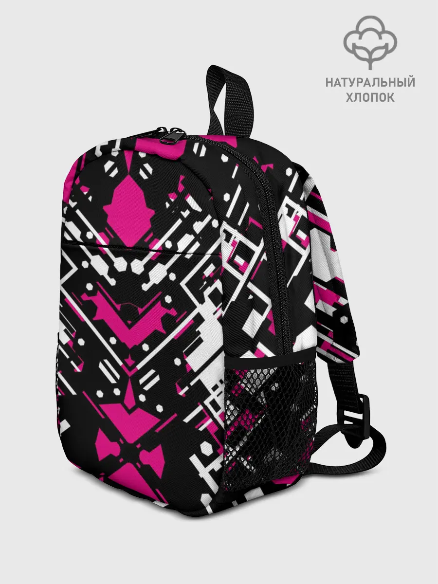 Рюкзак детский / КИБЕРПАНК,ФАНТАСТИКА,КРАСНЫЙ