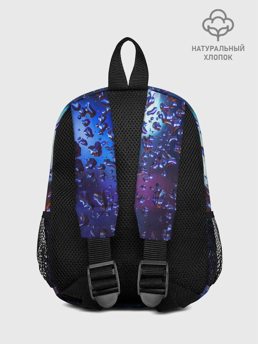 Рюкзак детский / Капли на стекле макро
