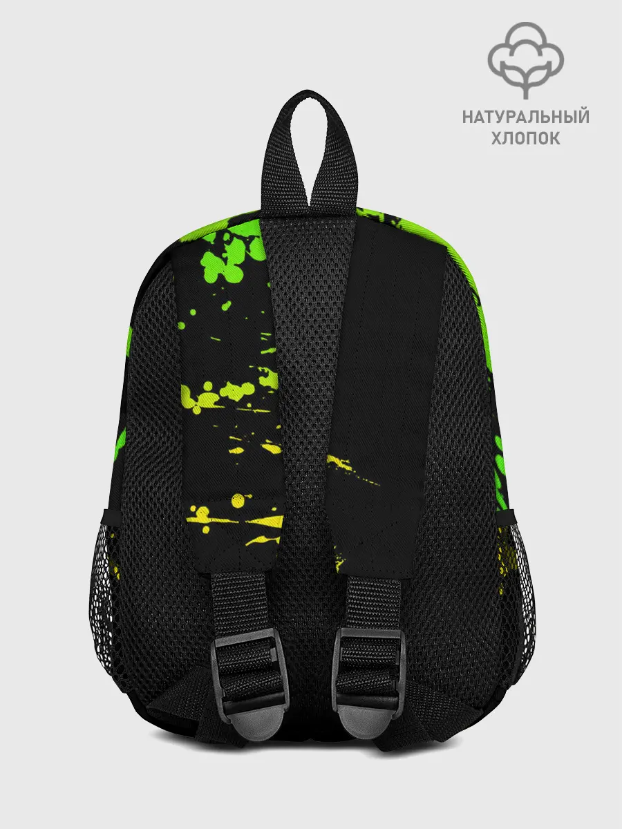 Рюкзак детский / KILLA зеленые брызги