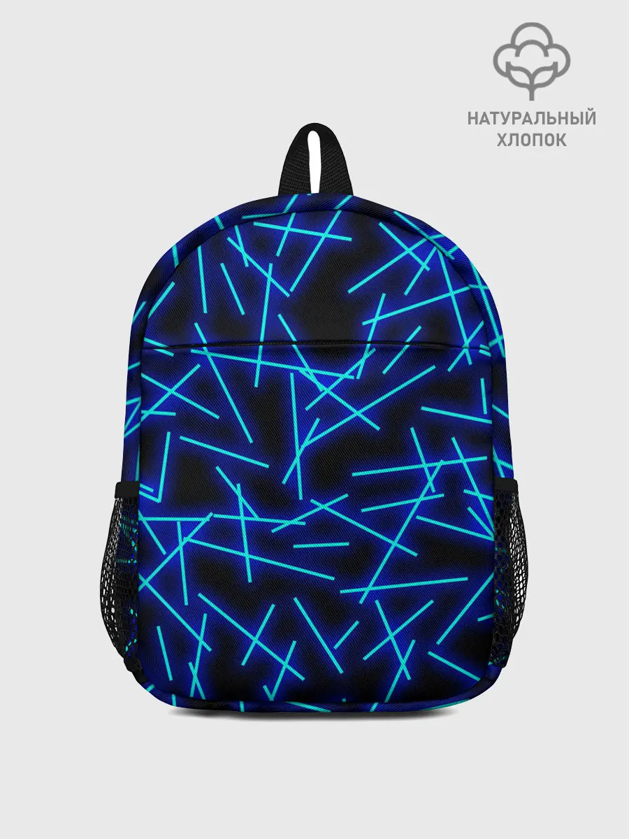 Рюкзак детский / Неоновые линии