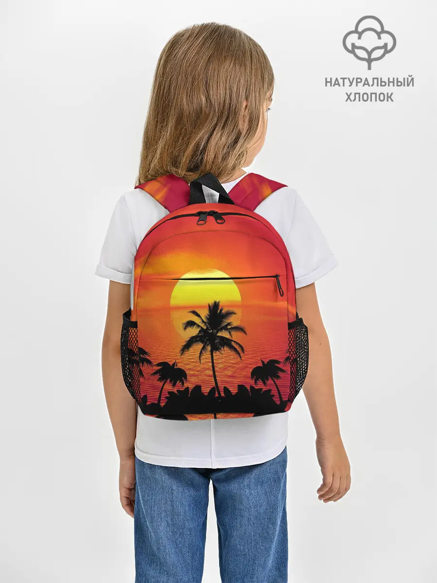 Рюкзак детский / Пальмы на фоне моря