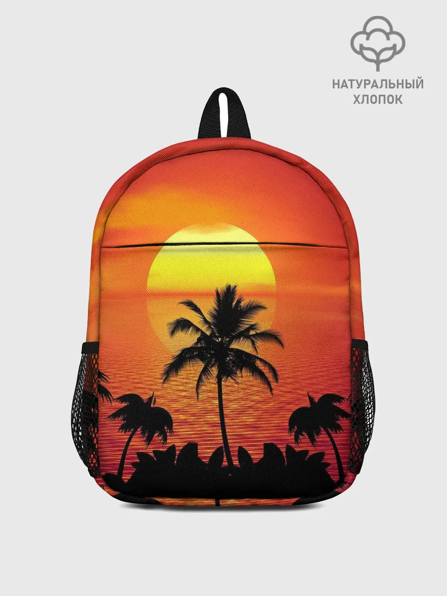 Рюкзак детский / Пальмы на фоне моря