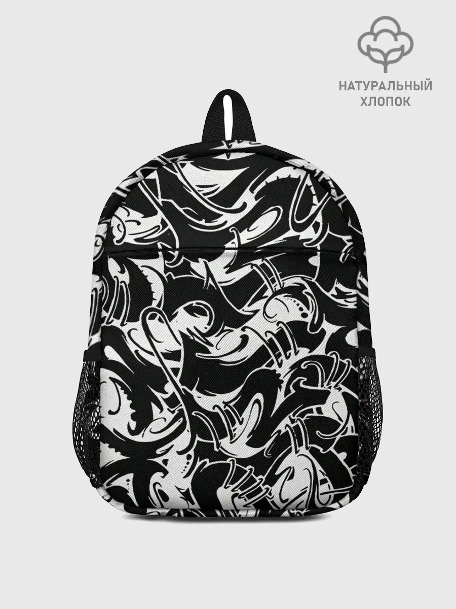 Рюкзак детский / Tattoo | BlackWhite