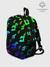Рюкзак детский / Радужный Паттерн Лого ДжоДжо