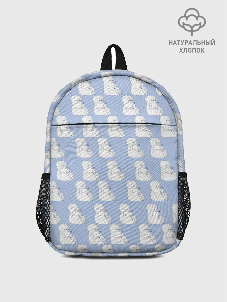 Рюкзак детский / Голубой мегамозг