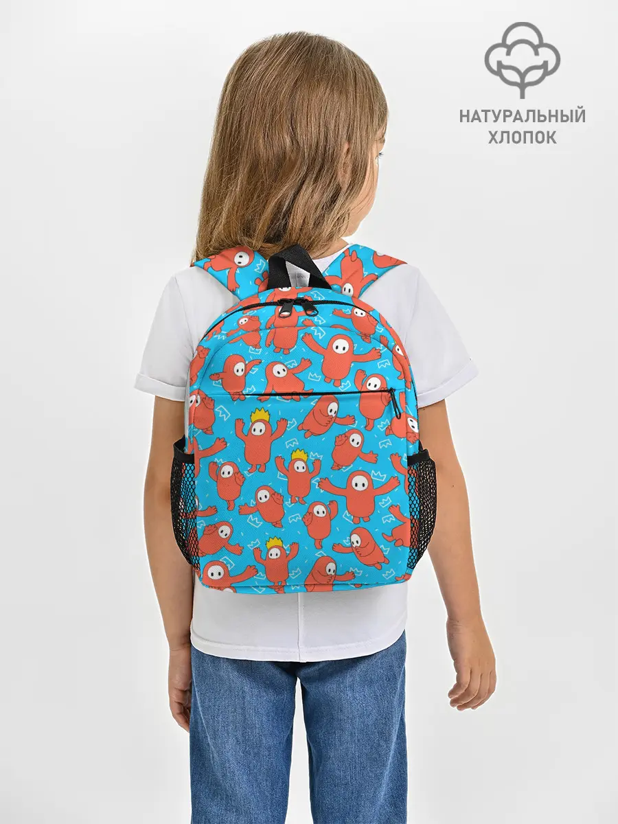 Рюкзак детский / Fall guys red